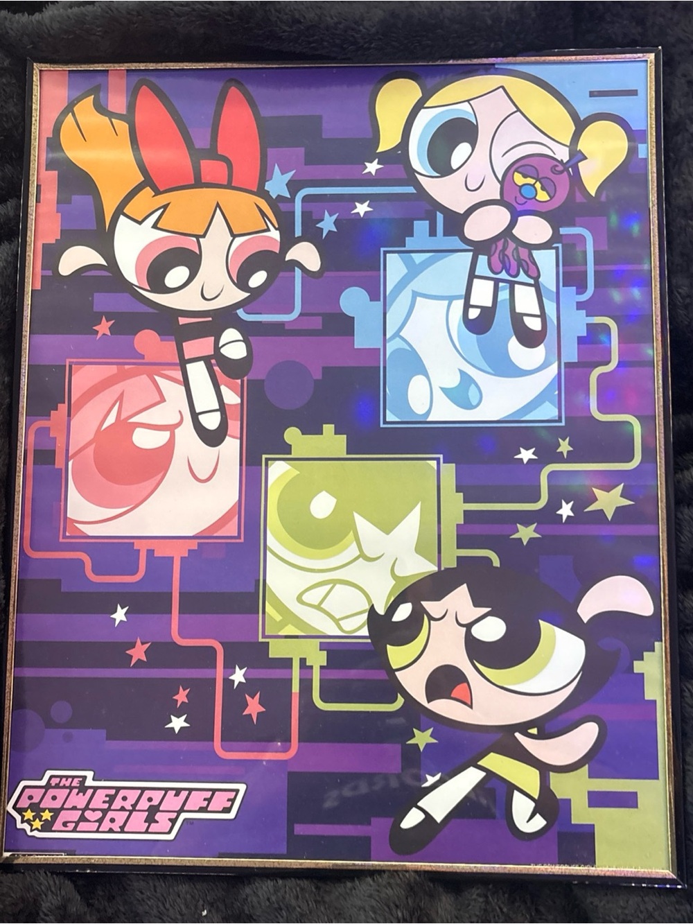 The Powerpuff Girls Wall Art Print - Purple